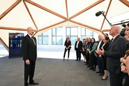 President Ilham Aliyev and First Lady Mehriban Aliyeva visit Jabrayil district
