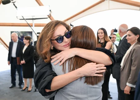 President Ilham Aliyev and First Lady Mehriban Aliyeva visit Jabrayil district