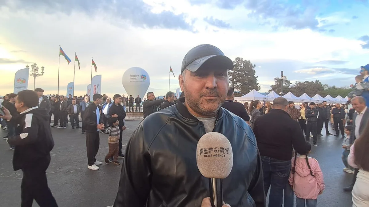 Festival iştirakçısı: Ümumdünya Şəhərsalma Forumunun Qarabağda keçirilməsi bizi çox sevindirir