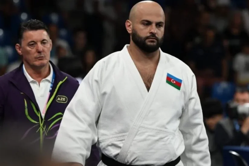 Azərbaycan cüdoçusu Uşanqi Kokauri Qazaxıstanda Böyük Dəbilqə turnirində gümüş medal qazanıb