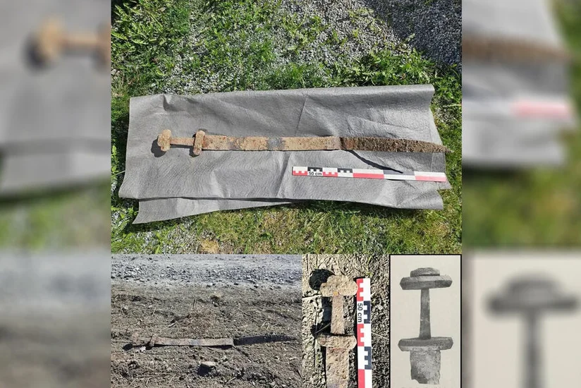 Norveçdə altı yaşlı məktəbli vikinqlər dövrünə aid qılınc tapıb