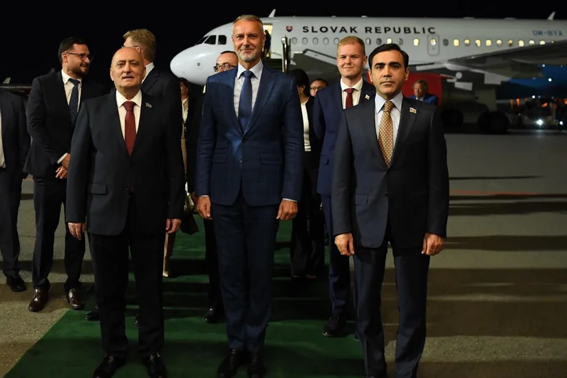 Speaker of National Council of Slovakia arrives in Azerbaijan