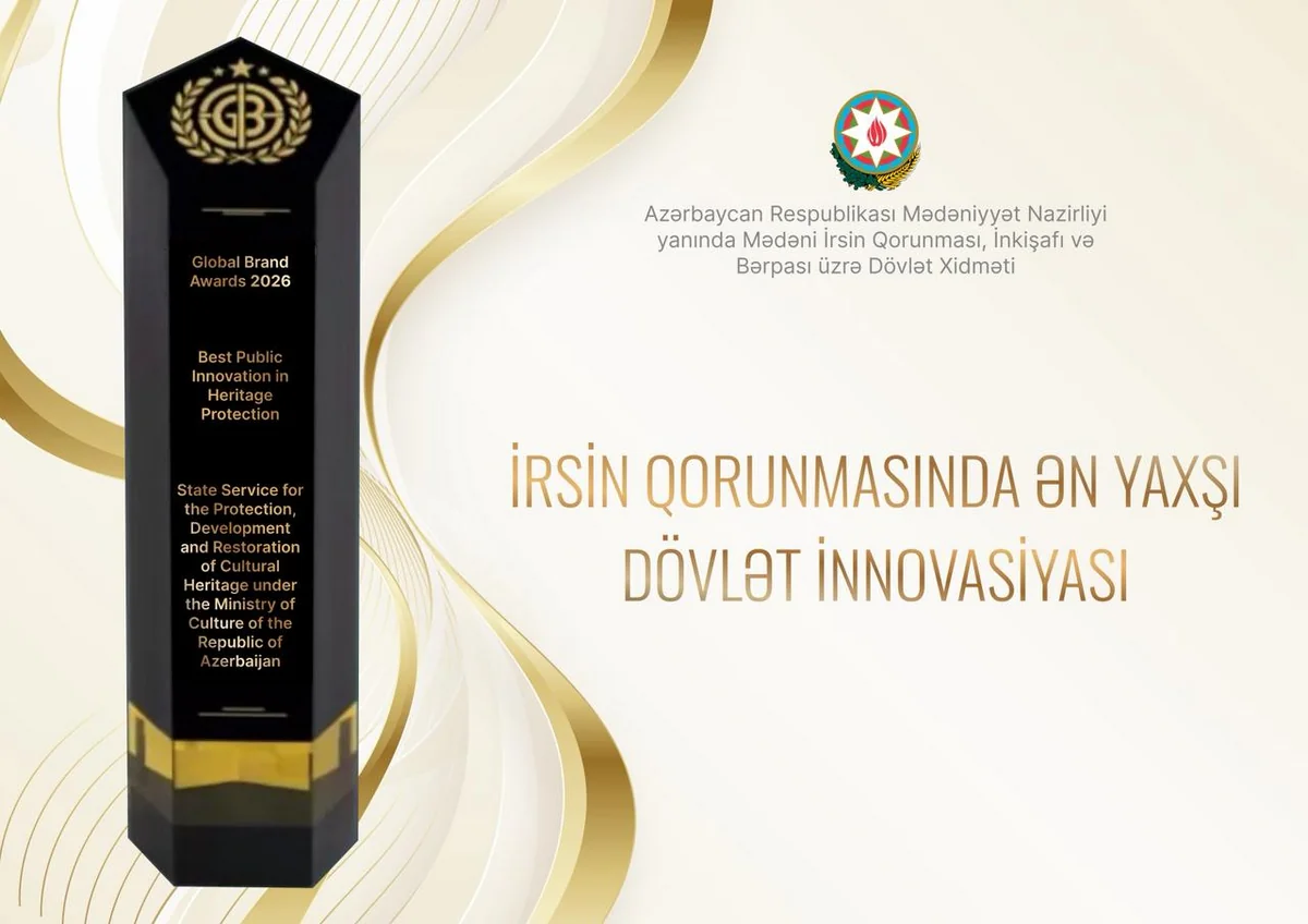 Azərbaycan mədəni irs sahəsində qlobal innovasiya liderləri sırasında yer alıb