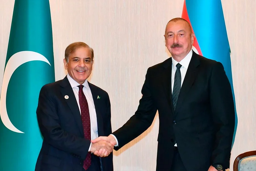 Şahbaz Şərif Prezident İlham Əliyevi Pakistana səfərə dəvət edib