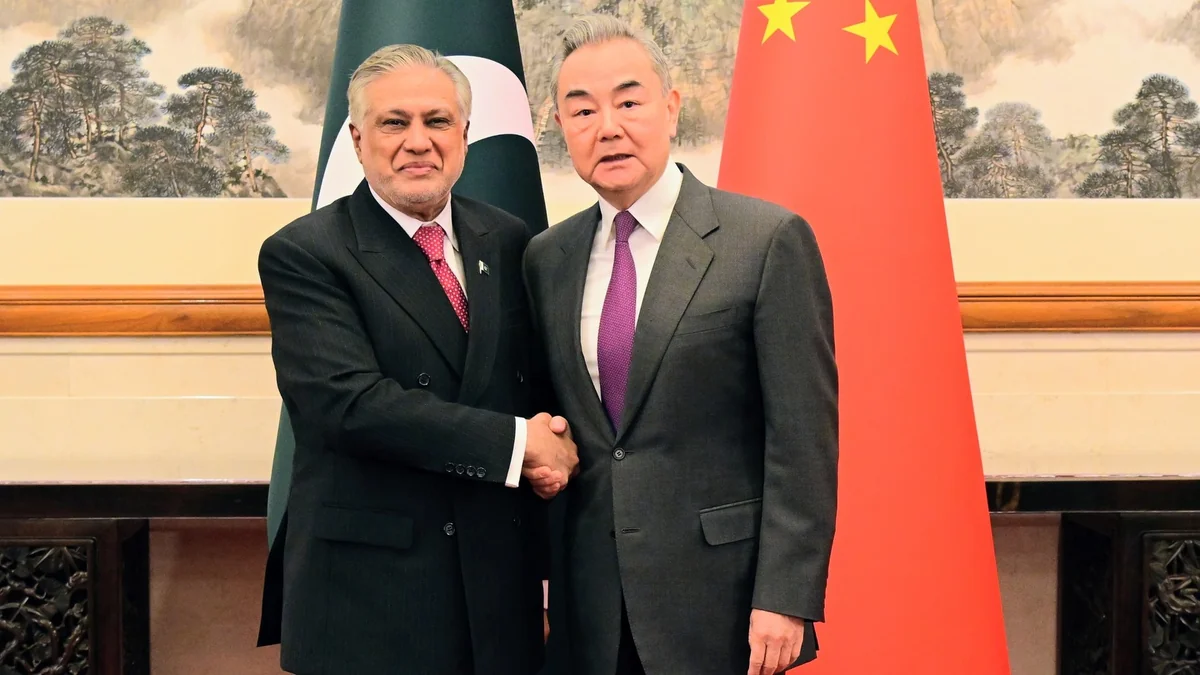 Ishaq Dar, Wang Yi discuss regional peace and bilateral ties