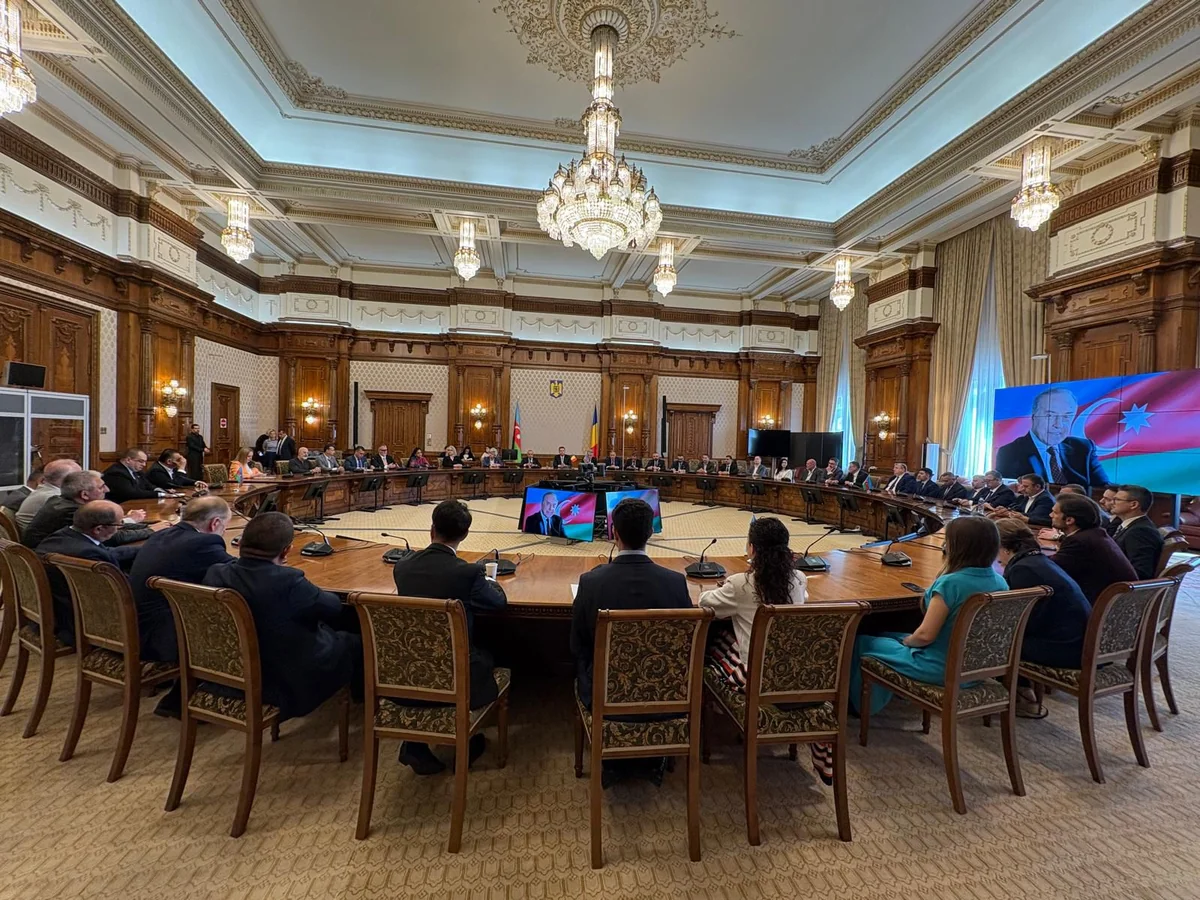 Event dedicated to Heydar Aliyev held at Romanian Senate