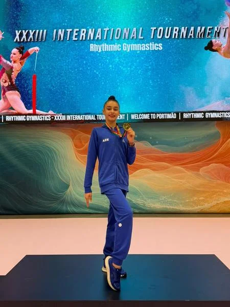Azərbaycan bədii gimnastları beynəlxalq turnirdə üç medal qazanıblar