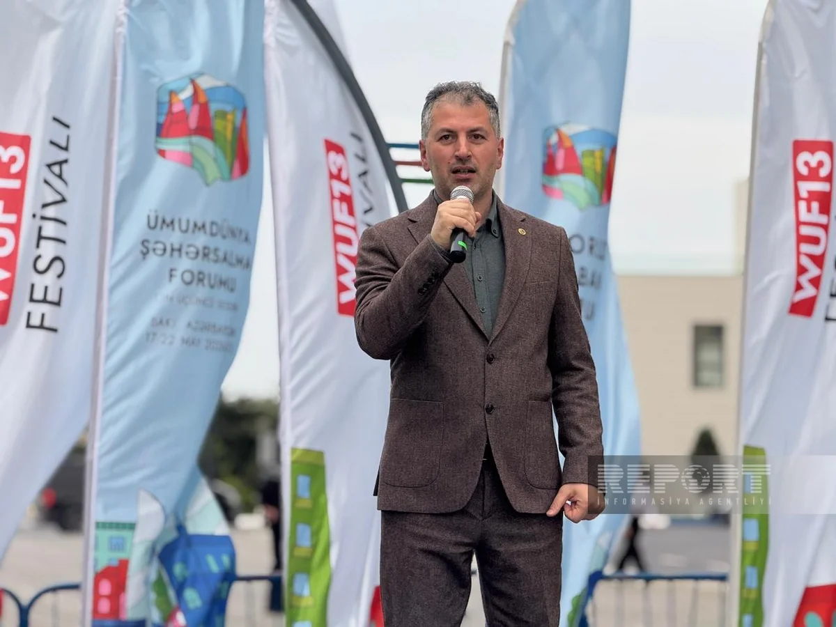 Public program in Sumgayit marks next stop of WUF13 Festival