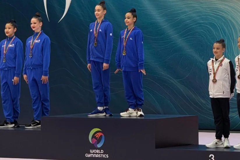 Azərbaycan bədii gimnastları beynəlxalq turnirdə üç medal qazanıblar