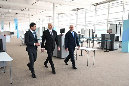 İlham Əliyev Bakı Olimpiya Stadionunun ərazisində WUF13 ilə bağlı görülən işlərlə tanış olub