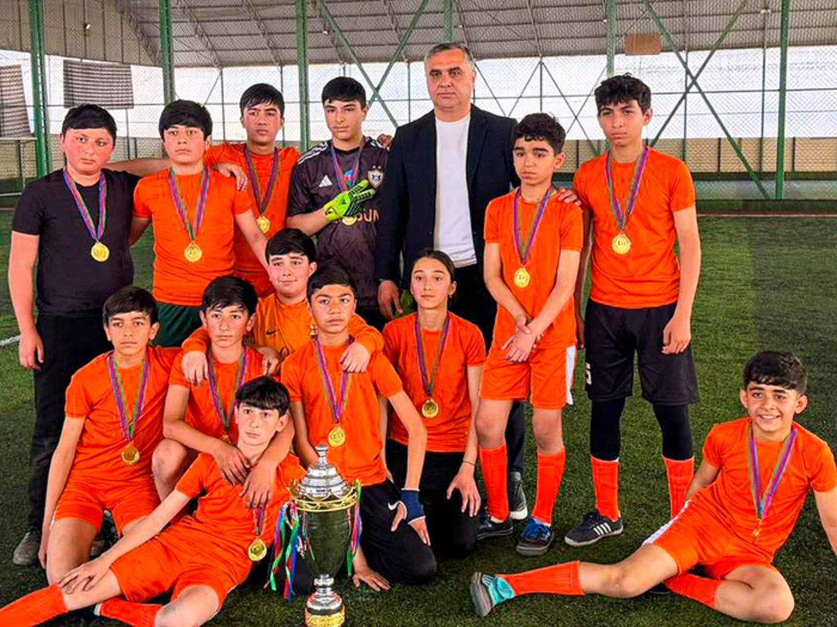 UEFA-backed school mini-football tournament held in Ganja