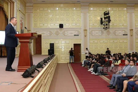 Next awareness session on WUF13 held at Baku State University