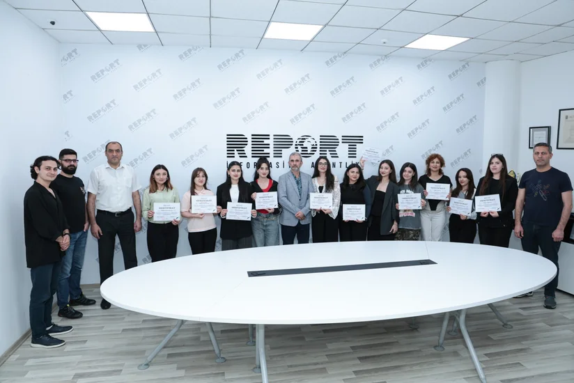 Report Media Məktəbində 20-ci qrupun təlim proqramı yekunlaşıb