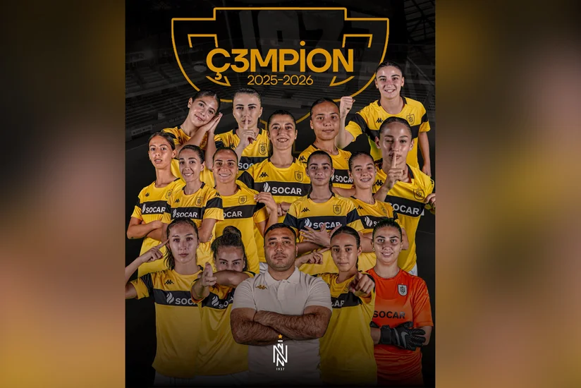Neftçinin qadınlardan ibarət komandası növbəti dəfə Azərbaycan çempionu olub