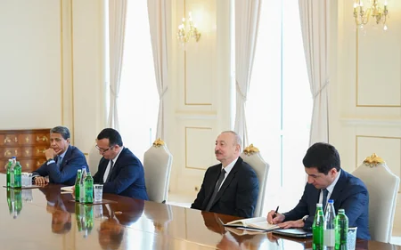 Ильхам Алиев принял председателя Национального совета Словакии
