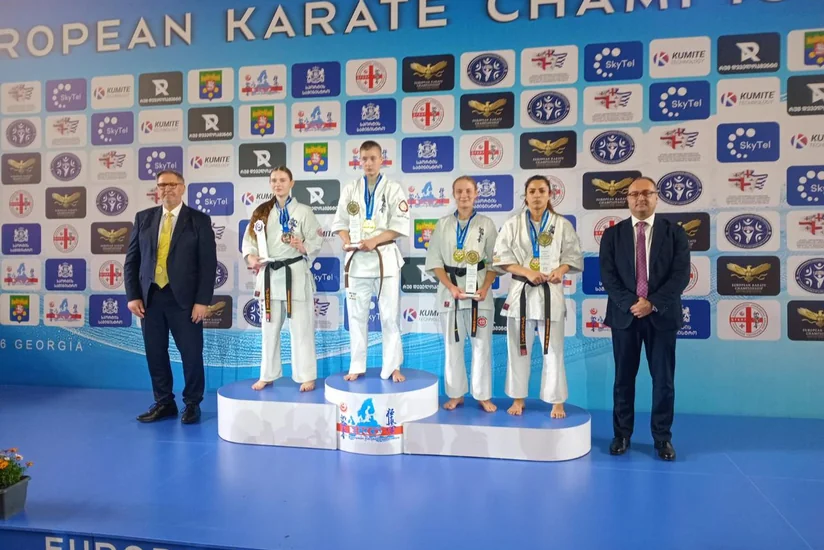 Azerbaijani karate team win six medals at European Championship