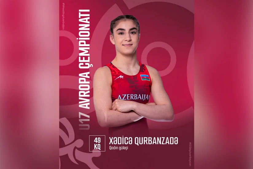 Азербайджанская спортсменка вышла в финал чемпионата Европы U-17 по борьбе