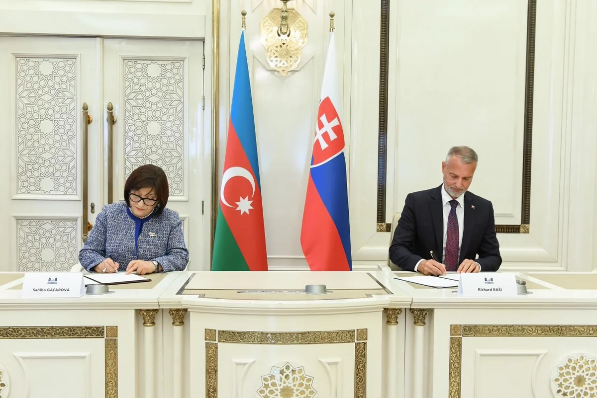 Parliaments of Azerbaijan, Slovakia ink MoU