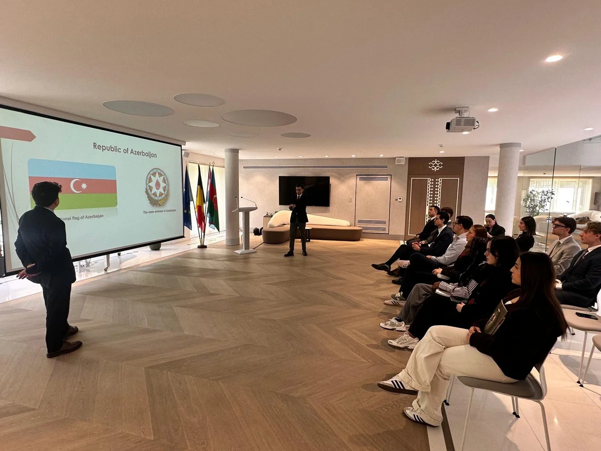 University of Antwerp students visit Azerbaijani Embassy in Brussels