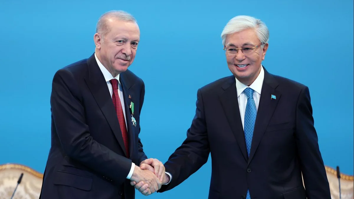 Erdogan awarded state order in Kazakhstan