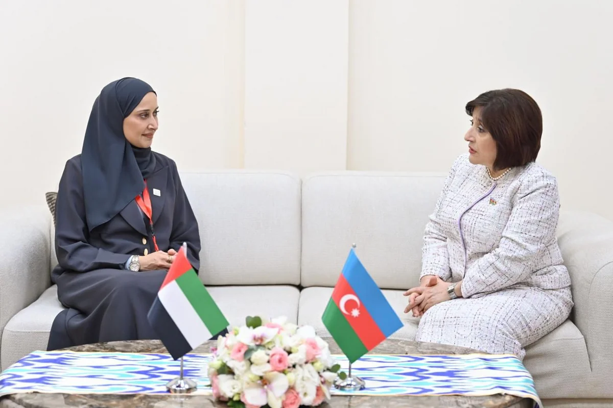 Sahiba Gafarova meets with deputy speaker of UAE Federal National Council