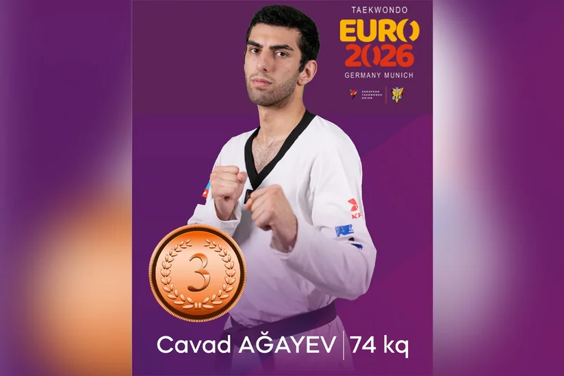Azerbaijani taekwondo fighter Javad Aghayev wins European bronze