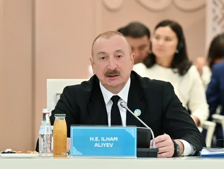 President Ilham Aliyev addresses Informal Summit of OTS Heads of State in Turkistan - UPDATED