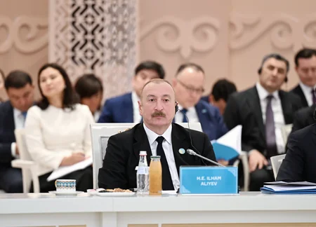 President Ilham Aliyev addresses Informal Summit of OTS Heads of State in Turkistan - UPDATED