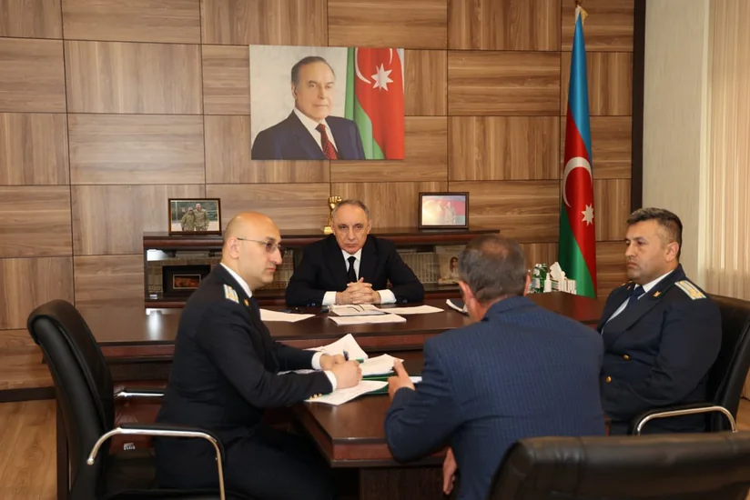Kamran Əliyev Masallıda vətəndaşları qəbul edib