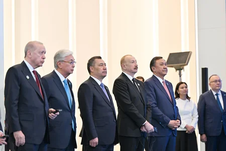İlham Əliyev Türk Sivilizasiyası Mərkəzinin təməlqoyma mərasimində iştirak edib