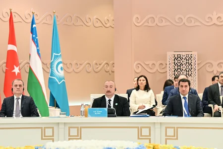 President Ilham Aliyev addresses Informal Summit of OTS Heads of State in Turkistan - UPDATED