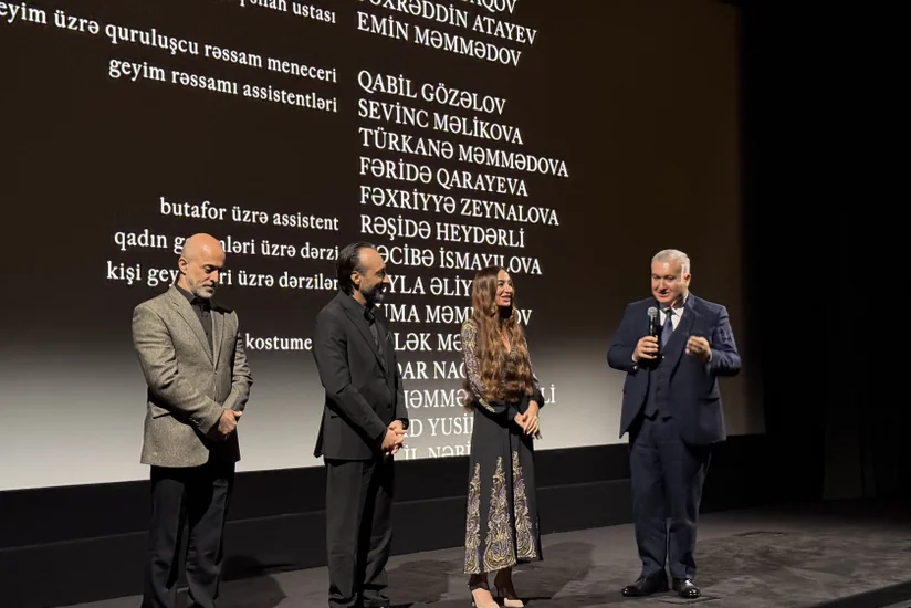 Londonda Tağıyev: Neft bədii filminin təqdimatı olub