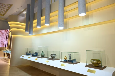 President Ilham Aliyev and other participants of OTS informal summit tour cultural sites in Turkistan