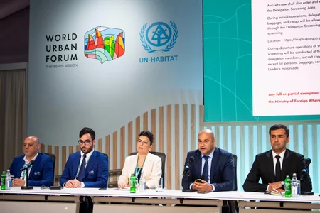 Briefing on WUF13 held for foreign diplomats in Baku