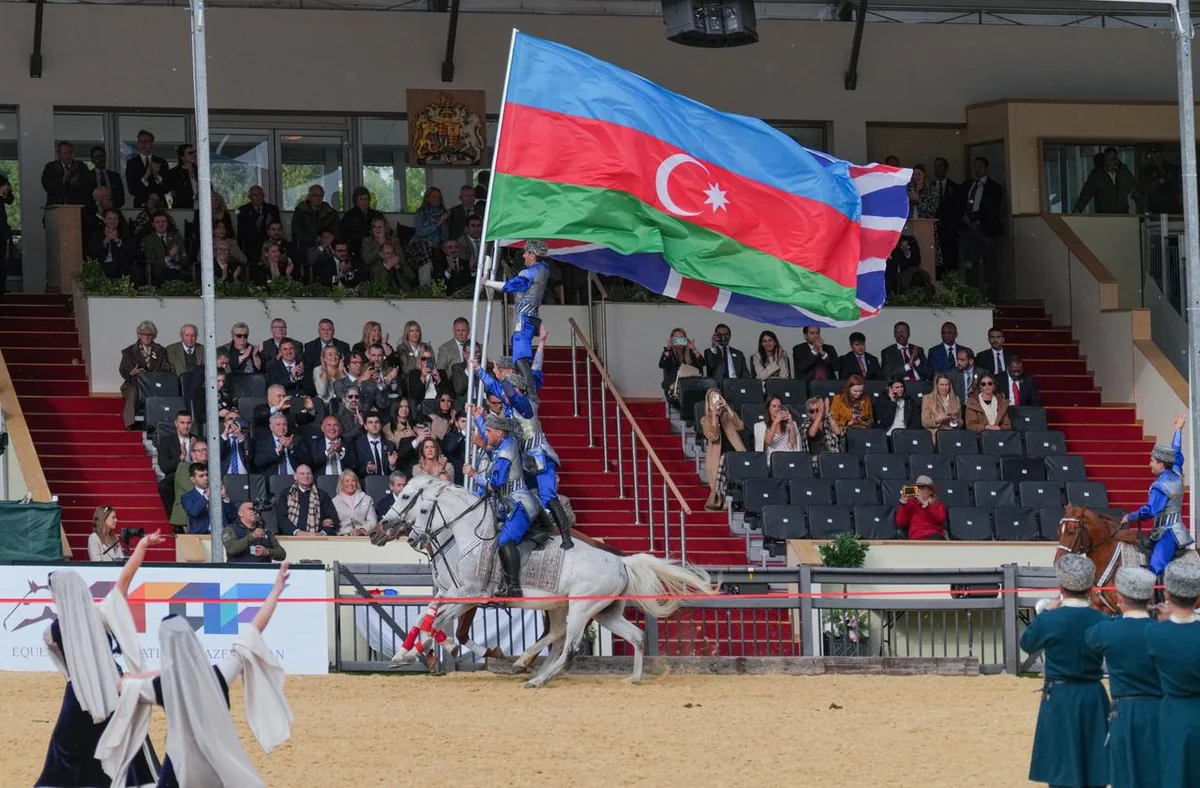 King Charles III watches Karabakh horse show in Windsor