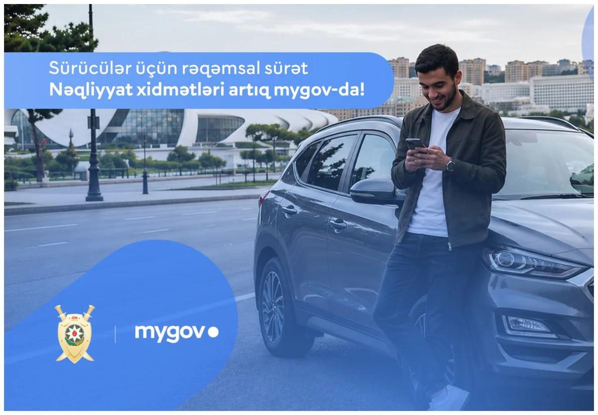 Sürücülərin nəzərinə: nəqliyyat sahəsi üzrə bu xidmətlərə artıq mygovdan müraciət etmək mümkündür