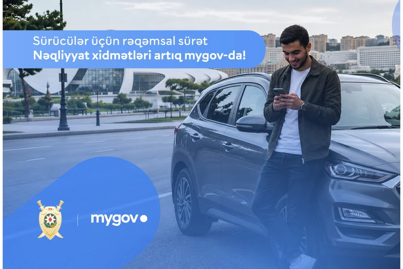 Sürücülərin nəzərinə: nəqliyyat sahəsi üzrə bu xidmətlərə artıq mygovdan müraciət etmək mümkündür