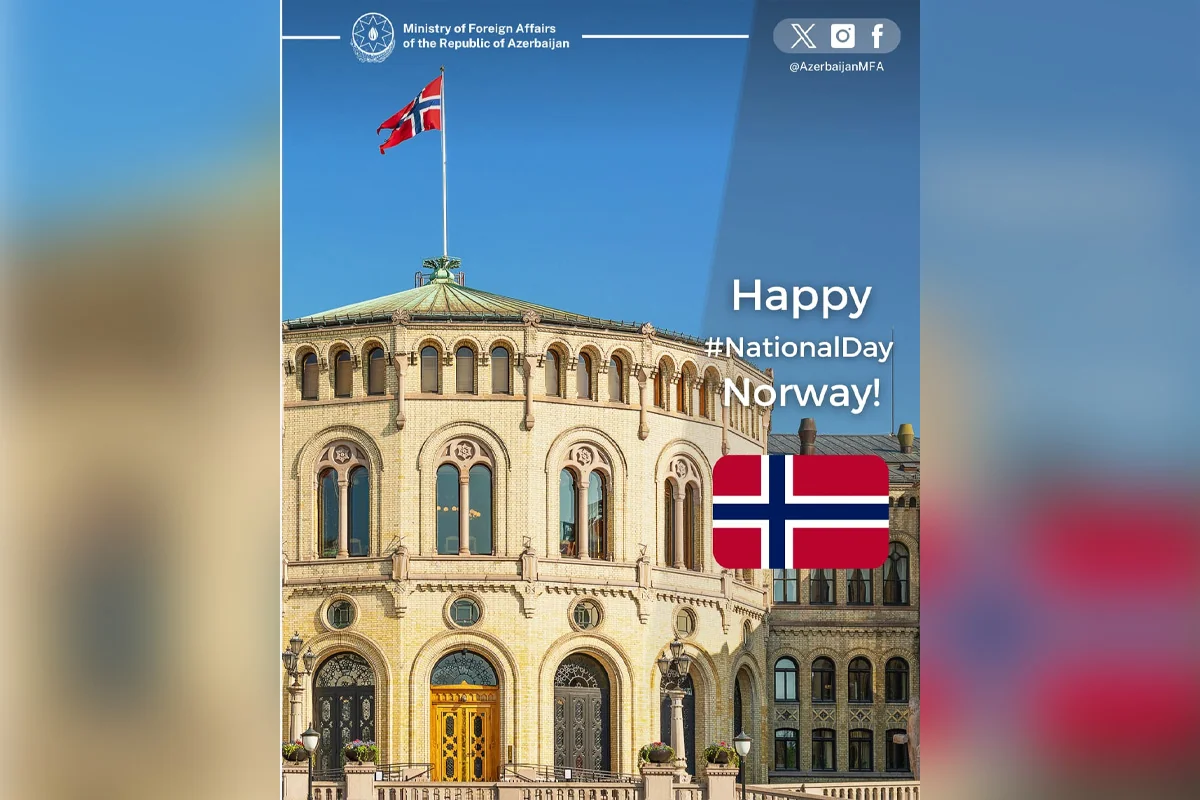 Azerbaijan congratulates Norway on Constitution Day