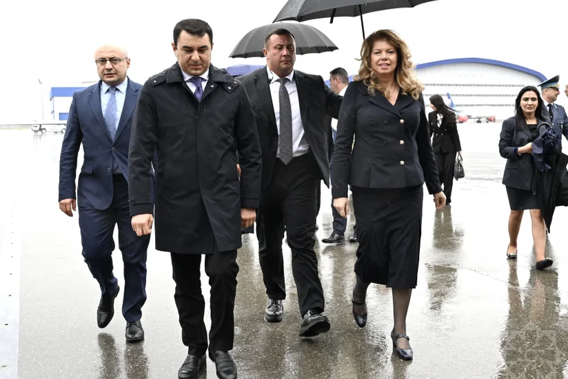 Bolqarıstan Prezidenti İliyana Yotova Azərbaycana səfərə gəlib