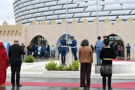 Official flag-raising ceremony held at WUF13