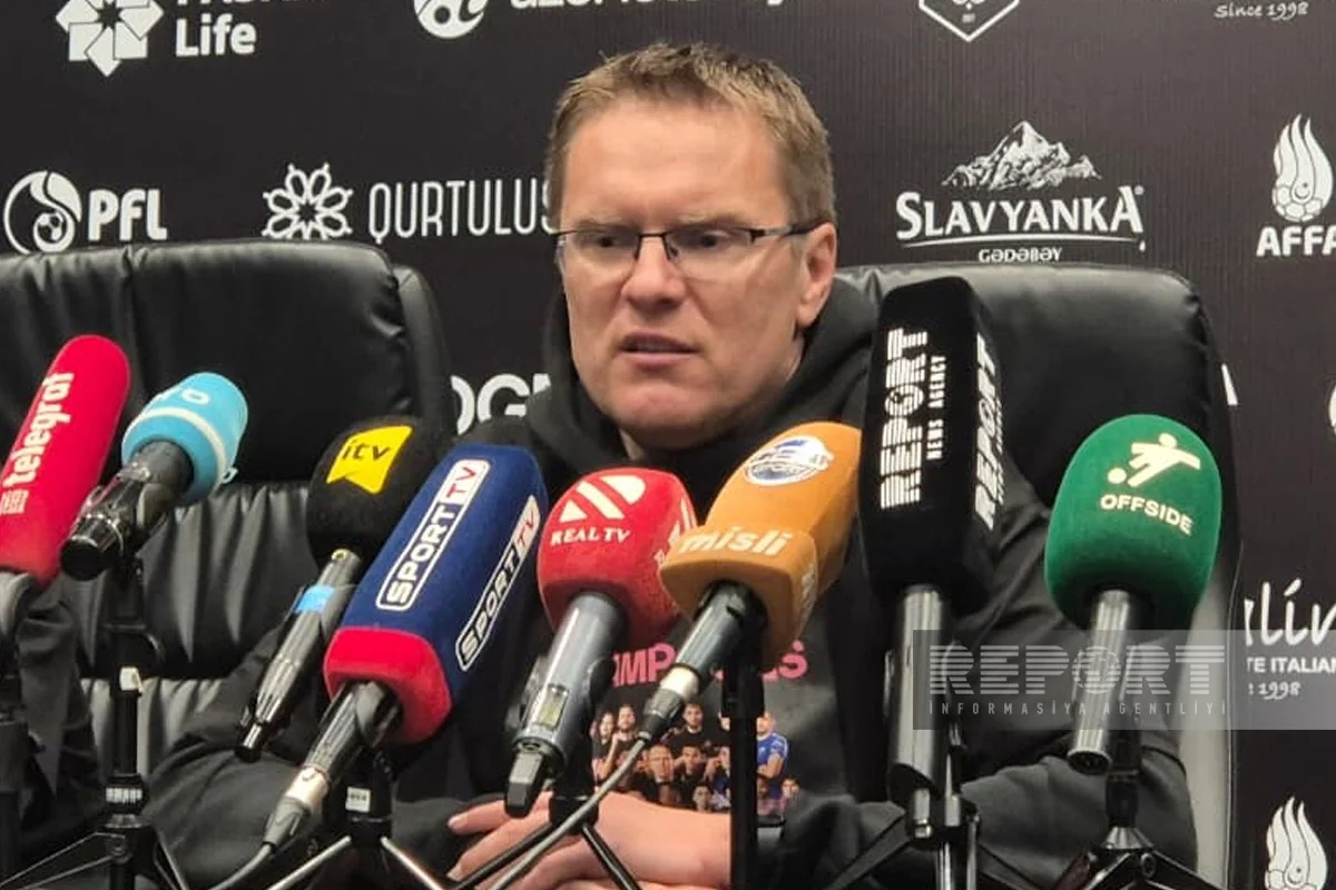 Valdas Dambrauskas: Bu gün çox yaxşı formada olan "Neftçi"yə uduzduq