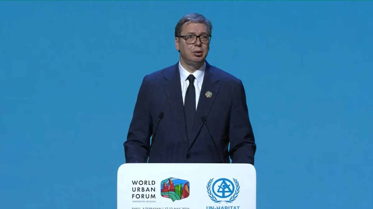Vučić praises Baku's smart transport solutions at WUF13