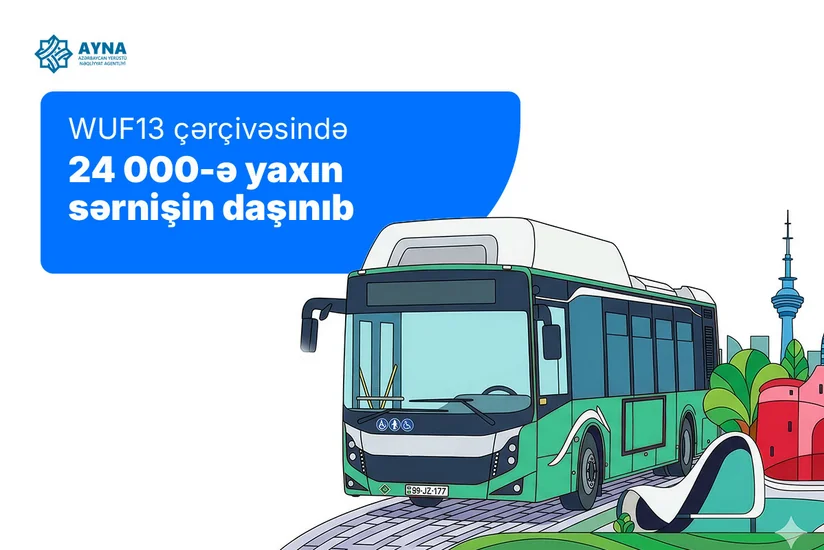 AYNA ensures transport services for WUF13 participants in Baku