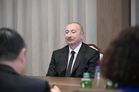 İlham Əliyev Çin Dövlət Şurasının Baş nazirinin müavinini qəbul edib