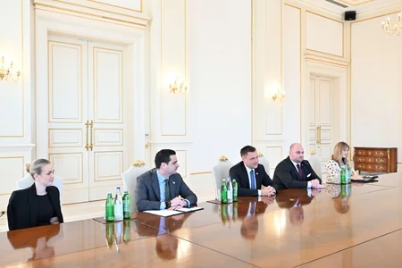 İlham Əliyev Slovakiya Baş nazirinin müavinini qəbul edib