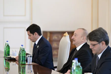 İlham Əliyev Slovakiya Baş nazirinin müavinini qəbul edib