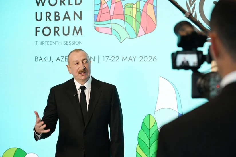 Prezident İlham Əliyev Euronews televiziyasına müsahibə verib