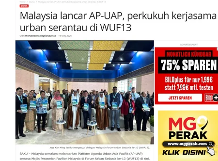 Global media widely covers WUF13 in Baku