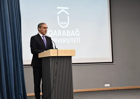 Vəkillər Kollegiyasının nümayəndə heyəti Qarabağ Universitetində olub