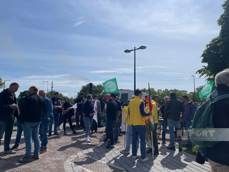 Фермеры провели акцию у Европарламента в Страсбурге
